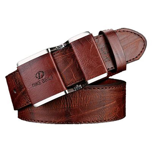 New men&#39;s belt korean fashion smooth buckle business casual belt fashion young men&#39;s trouser designer luxury brand belts