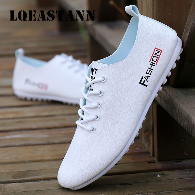 Men Leather Shoes 2020 New Casual Designer Shoes Slip On Fashion Drivers Comfort Loafers Moccasins Loafers Zip Men Driving Shoes