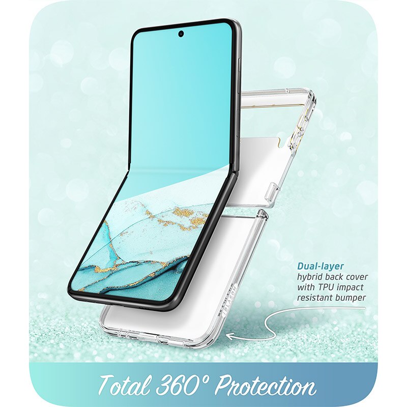 For Samsung Galaxy Z Flip 3 Case 5G (2021) I-BLASON Cosmo Slim Stylish Protective Bumper Case Without Built-in Screen Protector