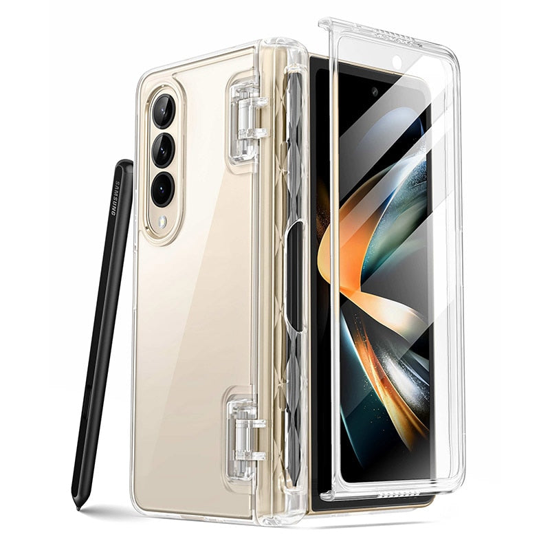 For Samsung Galaxy Z Fold 4 Case 5G (2022) I-BLASON Cosmo Slim Stylish Protective Bumper Case with Built-in Screen Protector