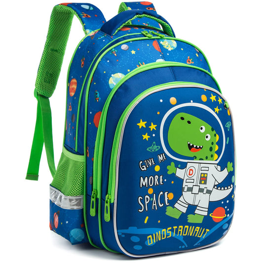 BIkab New Style School Bags Boys Astronautr Backpack School Bookbag for Boys Kids School Dinosaurs Kawaii Backpack Kids Backpack