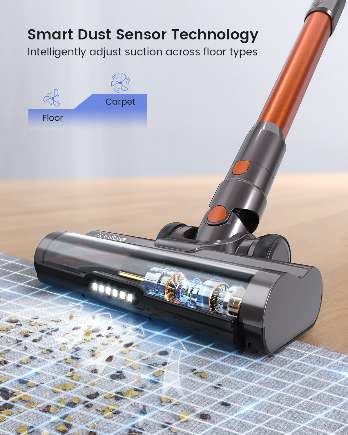 400W 33Kpa S11 Cordless Wireless Vacuum Cleaner 45Mins Removable Battery with display Smart Home Appliance Aspiradora