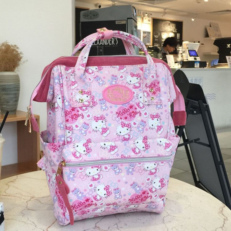 Sanrio Bag Merlot Large Capacity Versatile Elementary and Middle School Student Schoolbags Women&#39;s Backpack