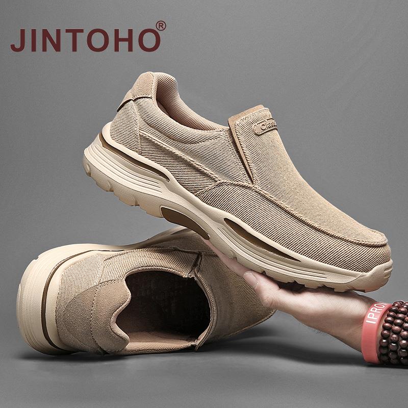 Men&#39;s Casual Shoes Canvas Breathable Loafers Men 2021 New Male Comfortable Outdoor Walking Shoes Classic Loafers Men Sneakers