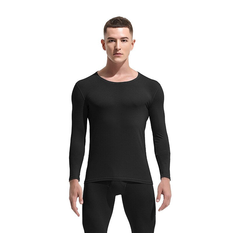 Winter Men&#39;s Thermal Underwear Set High Elastic Skin-Friendly Thermal Long Johns Suit Men Keep Warm Thick Thermal Clothes 5XL