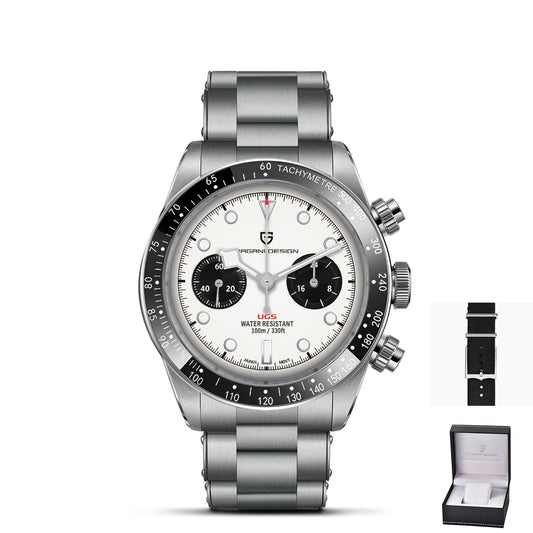 2022 New PAGANI DESIGN BB Panda Retro Chronograph Luxury Quartz Watch for men Sapphire mirror 10Bar Waterproof Watches men Clock