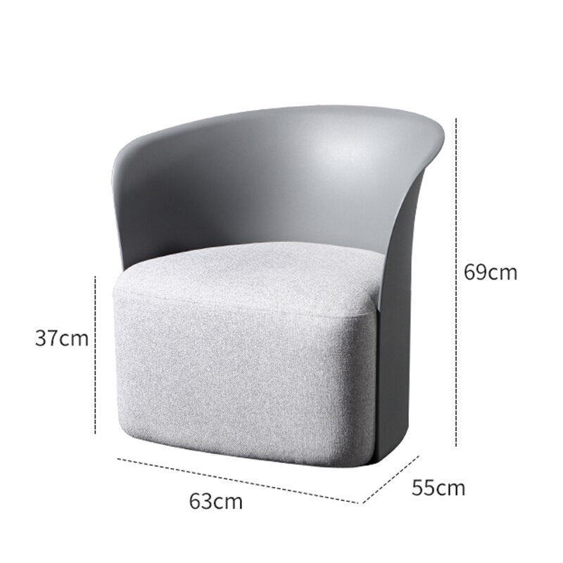 Arm Vanity Accent Chair Nordic Designer Design Aesthetic Art Chair Dressing Balcony Computer Relax Fauteuil Salon Armchair