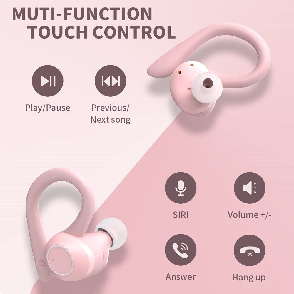 Wireless Headphones Touch TWS Bluetooth Earphones HD Stereo Mini Headset Waterproof with Mic Hands-free Earbuds for Xiaomi Phone