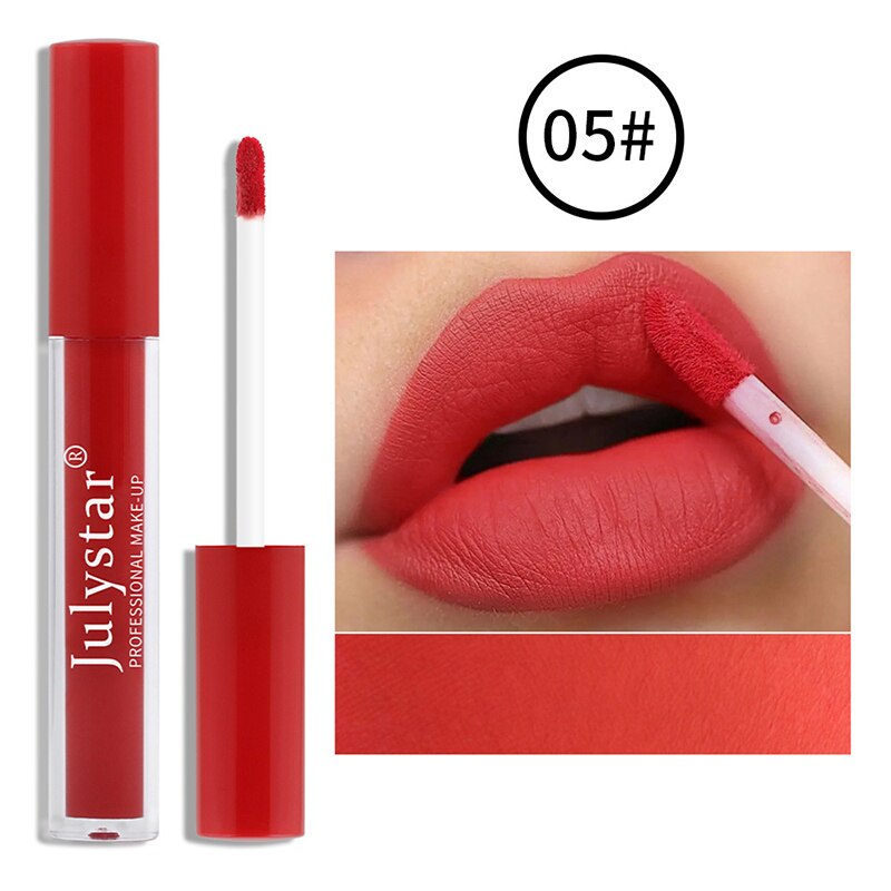 Lip Gloss Long Lasting Matte Velvet Lip Stick Lip Makeup Liquid Lipstick Women Beauty Sexy Red Waterproof Cosmetics Lipgloss