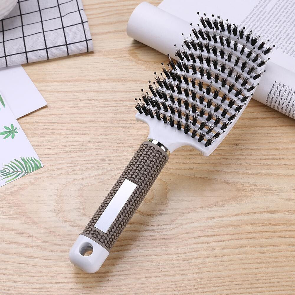 New Brush Hair Scalp Massage Comb Bristle&amp;Nylon Mixing Boar Women Wet Straight Curly Detangle Salon Hairdressing Styling Tools