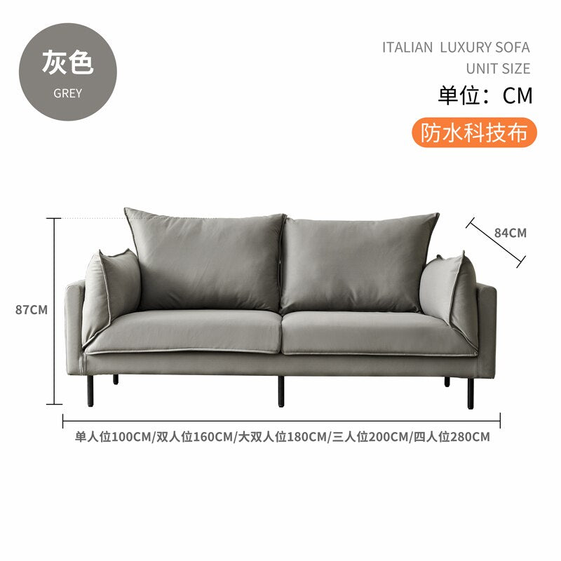 Library Canape Sofa Couch Sectional Canape Lazy Futon Sofas Chaise Longue Chaise Meubles De Salon Prefabricated House GPF34XP