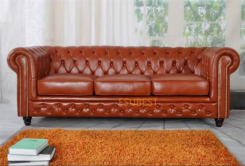 Classic Chesterfield Tufted Sofa Hotel Furniture 3 Seater Cream White Velvet Office Couch Sofa Sets Living Room