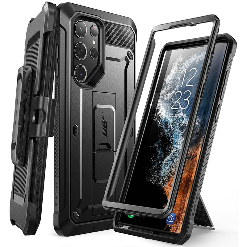 For Samsung Galaxy S23 Ultra Case (2023) 6.8 inch SUPCASE UB Pro Full-Body Holster Cover WITHOUT Built-in Screen Protector