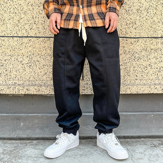 Japanese High Quality Streetwear Loose Oversized Sweatpants Men Kpop Korean Hip Hop Harem Jogging Pants Harajuku Casual Joggers