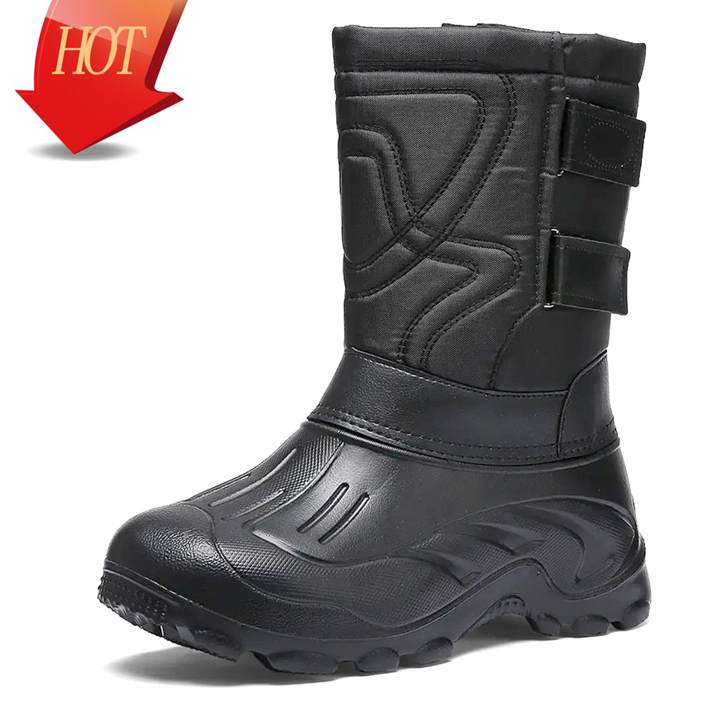 Men Winter Boots Warm Waterproof Sneakers 2022 Outdoor Activities Fishing Snow Work Boots Male Footwear Men Shoes Fishing Boots