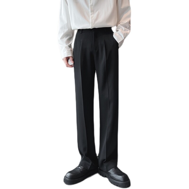 White Gray Black Suit Pants Men Slim Fashion Social Mens Dress Pants Korean Straight Pants Mens Office Formal Trousers M-5XL