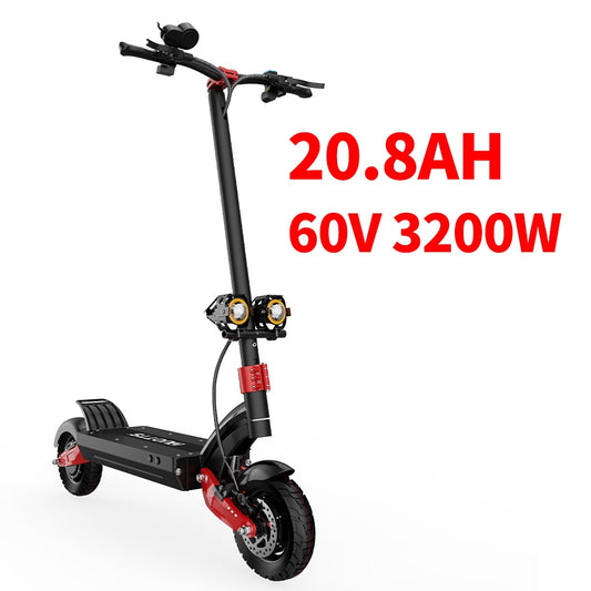 【EU USA STOCK】Electric Scooter 2400W 3200W Folding E scooter X-Tron X10 Max Speed 70km/h Dual Drive Adult Kick Scooter