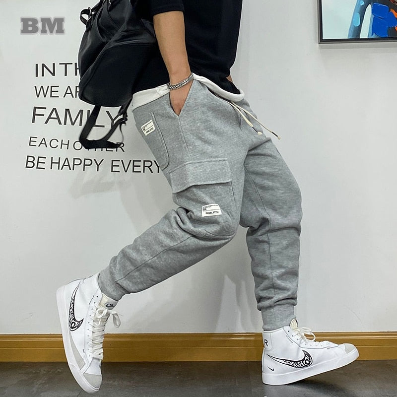 Korean Fashion Hip Hop Loose Couple Sweatpants Harajuku Harem Sports Jogging Pants Streetwear Oversized Joggers Men Clothing