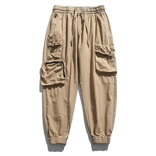 2023 Spring Summer Thin Multi-Pocket Casual Cargo Pants Harajuku Joggers Men Clothing Japanese Streetwear Hip Hop Trousers Male