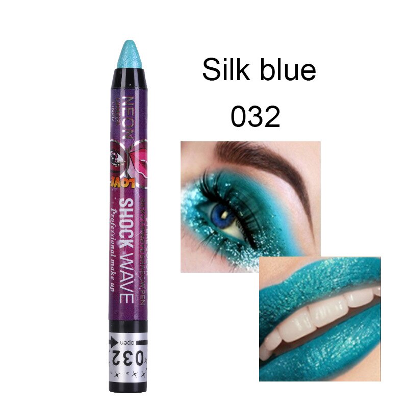 36 Colors Long-lasting Eyeshadow Pencil Waterproof Pigment Blue Brown Black Eyeliner Pen Women Fashion Color Eye Makeup Cosmetic