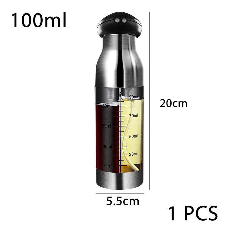 Kitchen Spray Bottle For Oil BBQ Baking Tool Leak-proof Oil Bottle Oil Vinegar Spray Bottles Gravy Boats For Kitchen Convenience