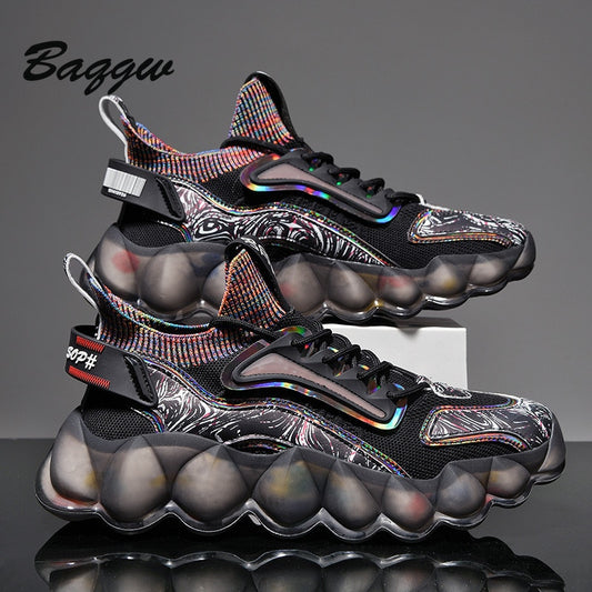 Fashion Casual Men Shoes Trainer Race Sports Running Shoes Men Sneakers Tenis Luxury Breathable Hard-Wearing High Quality Shoes