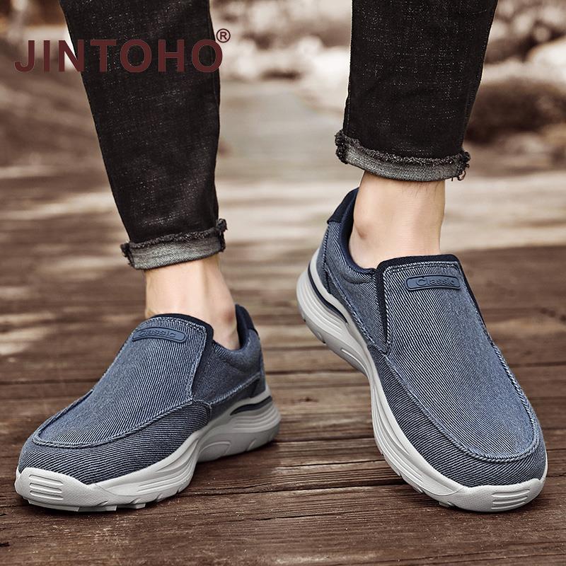 Men&#39;s Casual Shoes Canvas Breathable Loafers Men 2021 New Male Comfortable Outdoor Walking Shoes Classic Loafers Men Sneakers