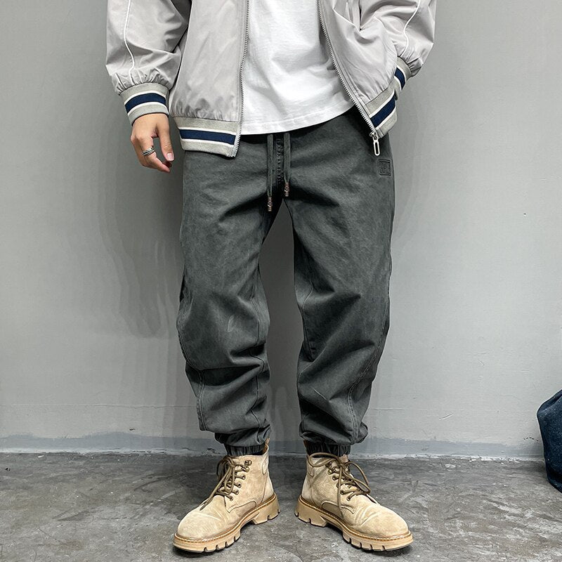 Japanese Streetwear High Quality Cargo Pans Men Clothing Harajuku Casual Joggers Plus Size Korean Fashion Tactical Trousers