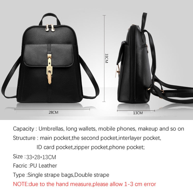 TRAVEASY 2022 Fashion Versatile Zipper Bag Women Large Capacity Cute Girls Single Shoulder Strap Or Double Strap Backpack