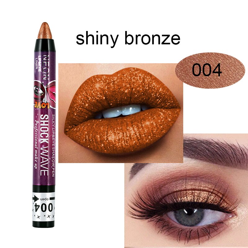 36 Colors Long-lasting Eyeshadow Pencil Waterproof Pigment Blue Brown Black Eyeliner Pen Women Fashion Color Eye Makeup Cosmetic