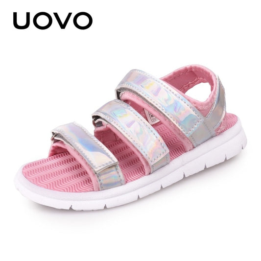 UOVO New Footwear Boys And Girls Slides Children Summer Beach Sandals For Little Kids Shoes Size Eur #25-37