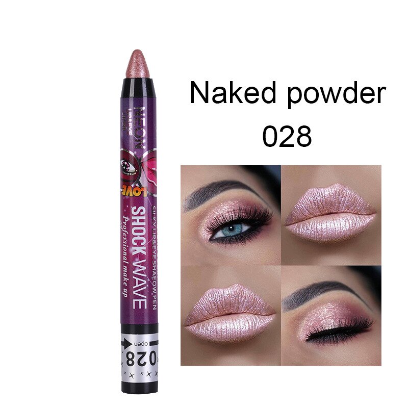 36 Colors Long-lasting Eyeshadow Pencil Waterproof Pigment Blue Brown Black Eyeliner Pen Women Fashion Color Eye Makeup Cosmetic