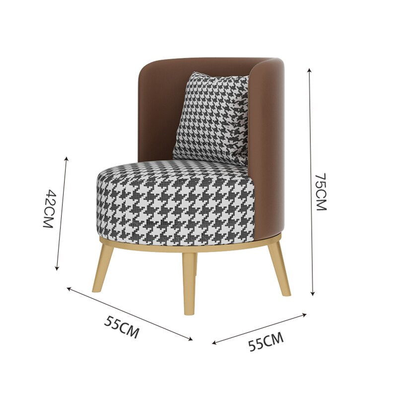 Sofa Lounge Accent Chair Nordic Vanity Modern Office High Back Living Room Chair Design Bedroom Comfort Chaises Dining Chairs