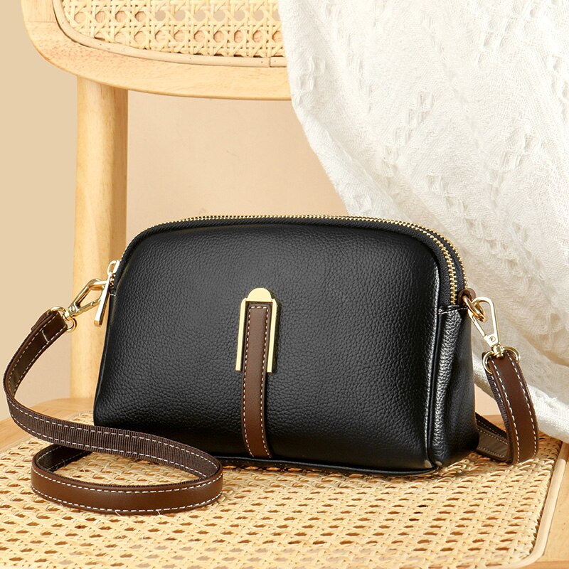 2023 New Handbags Summer Small Single Shoulder Bag PU Women&#39;s Round Luxury Simple Messenger Bag Zero Wallet Mobile Phone Bag