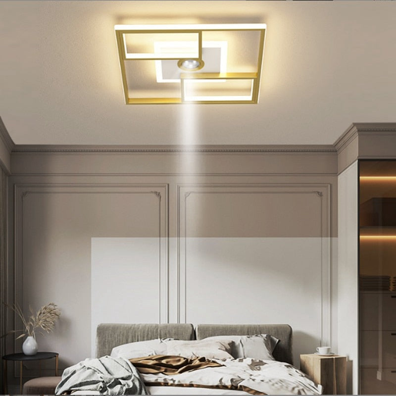 2022 Intelligent LED Chandelier Nordic Modern Simple For Living Room Bedroom Study Restaurant Home Decoration Ceiling Lamp