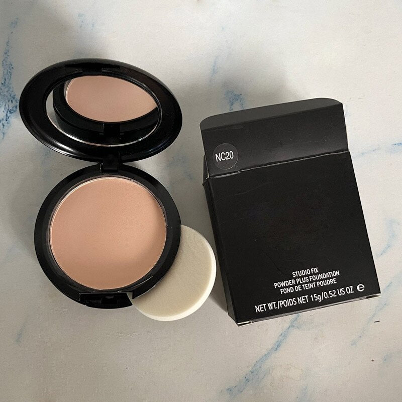 Face Makeup Delicate Pressed Powder Studio Fix Powder Plus Foundation Fond De Teint Poudre15g Face Powder