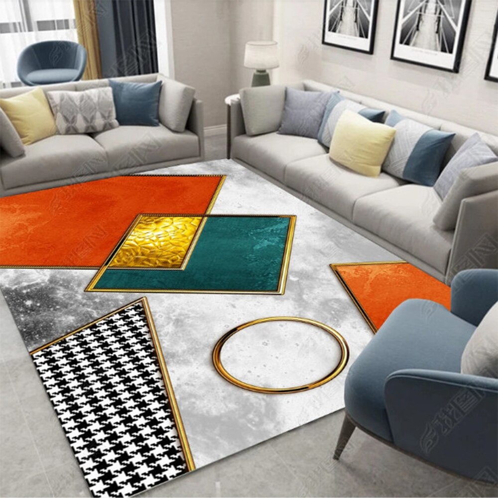 Nordic carpet living room sofa tea table carpet simple luxury household carpet bedroom full of large area floor mats carpets