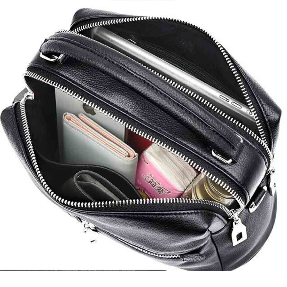 Motingsome Classic Fashion Designer Bag for Women Genuine Leather Shoulder Purses Multi-Pocket Cowhide Female Messenger Bag 2022