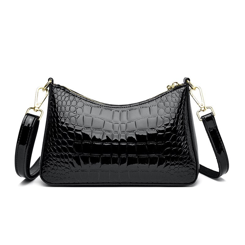 Black Bags For Women 2022 New Luxury Purses And Handbags Designer Bag  Shoulder Bags Small Horizontal Body Glossy