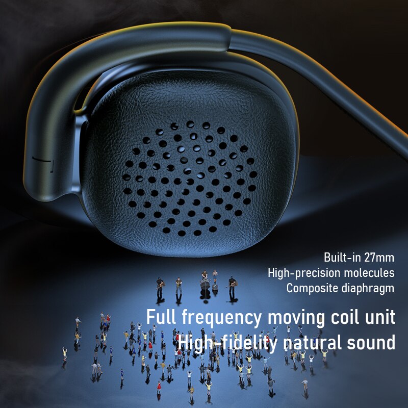 23 Hours Wireless Headphones Bluetooth 5.0 Stereo Earphones Sport Earbuds Headset With Mic Over the Ear Loud Speaker Headphone