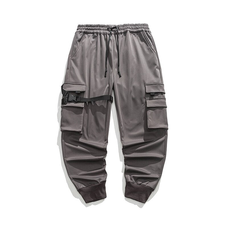 Winter Fashion Streetwear Techwear Fleece Cargo Pants Men Clothing Korean Hip Hop Joggers Harajuku Casual Sweatpants Trousers