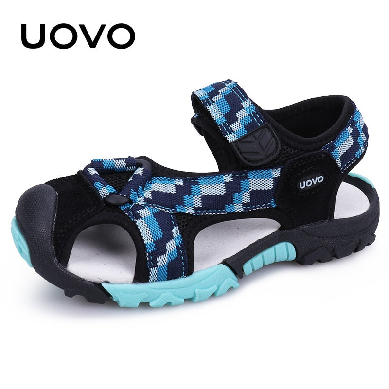 UOVO Foorwear 2022 Brand Summer Beach Sandals Boys And Girls Shoes Breathable Casual Sport Slippers Toddler #25-35