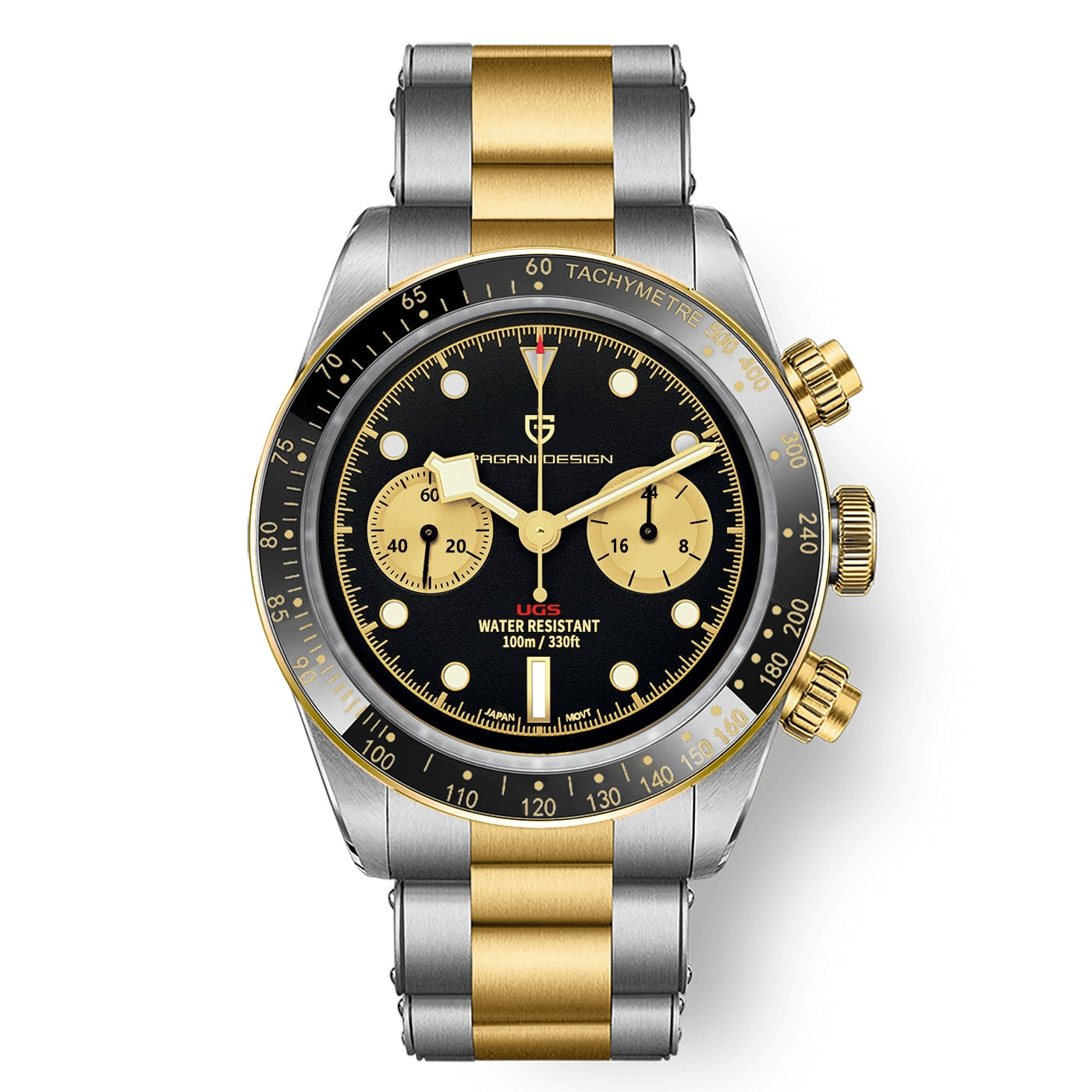 PAGANI DESIGN 2022 New BB Panda Retro Sport Chronograph Luxury Quartz Watch For Men Sapphire mirror 10Bar Waterproof Wrist Watch