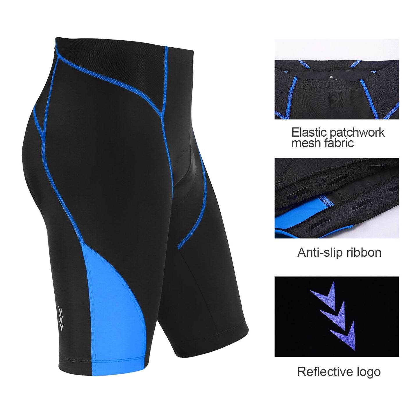 INBIKE Cycling Shorts Man Men&#39;s Sportwear Bicycle Tights 3D Paded Riding MTB Road Cycling Tights Pants Biker Gym Running Clothes