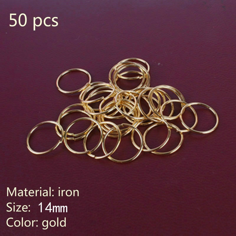 5-50pcs/bag Silver Metal Hair Rings Braid Dreadlocks Bead Hair Cuffs Dread Tube Charm Dreadlock Hair Accessories Extension