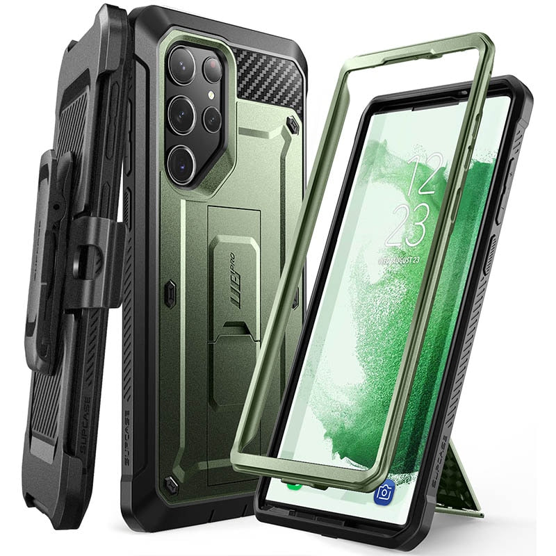 For Samsung Galaxy S23 Ultra Case (2023) 6.8 inch SUPCASE UB Pro Full-Body Holster Cover WITHOUT Built-in Screen Protector