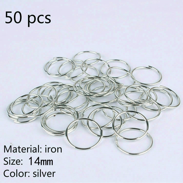 5-50pcs/bag Silver Metal Hair Rings Braid Dreadlocks Bead Hair Cuffs Dread Tube Charm Dreadlock Hair Accessories Extension