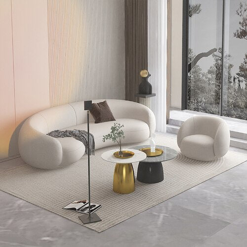 Minimalist 3 Seater Sofa Stretch Xxl Unusual Adults Couch White Curved Module Lazy Ergonomic Canape Salon Living Home Furniture