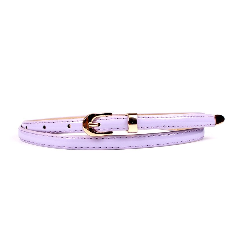 RAINIE SEAN Gold Thin Ladies Leather Belt Women Pin Buckle For Belt Korean Fashion casual Solid Female Waist Belt For Dresses