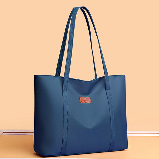 TRAVEASY 2023 Casual Oxford Large Capacity Vintage Tote Bags for Women Fashion Solid Color Thread Female Shoulder Bags Hand Bags